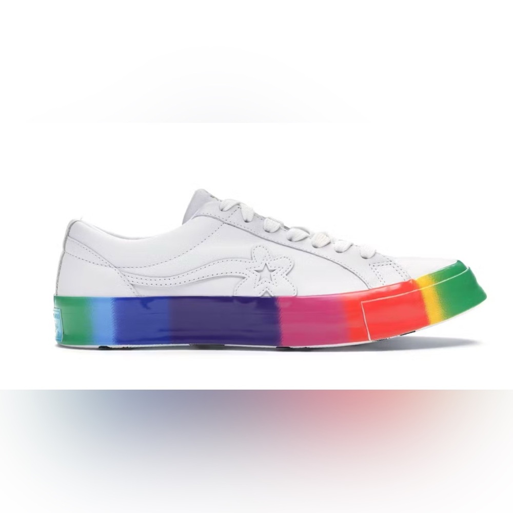 NIB Converse One Star Golf Le Fleur Rainbow Sole Shoes Size 10